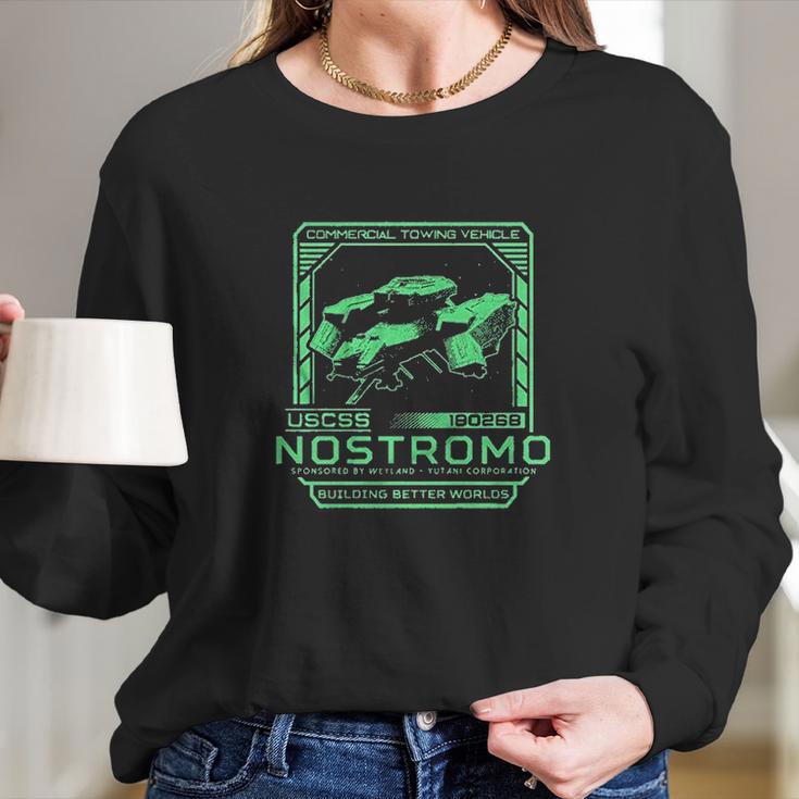 Geek Teez Uscss Nostromo Long Sleeve T-Shirt Gifts for Her