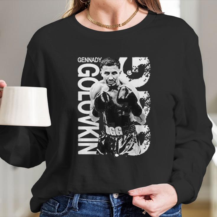 Gennady Golovkin Funny Long Sleeve T-Shirt Gifts for Her