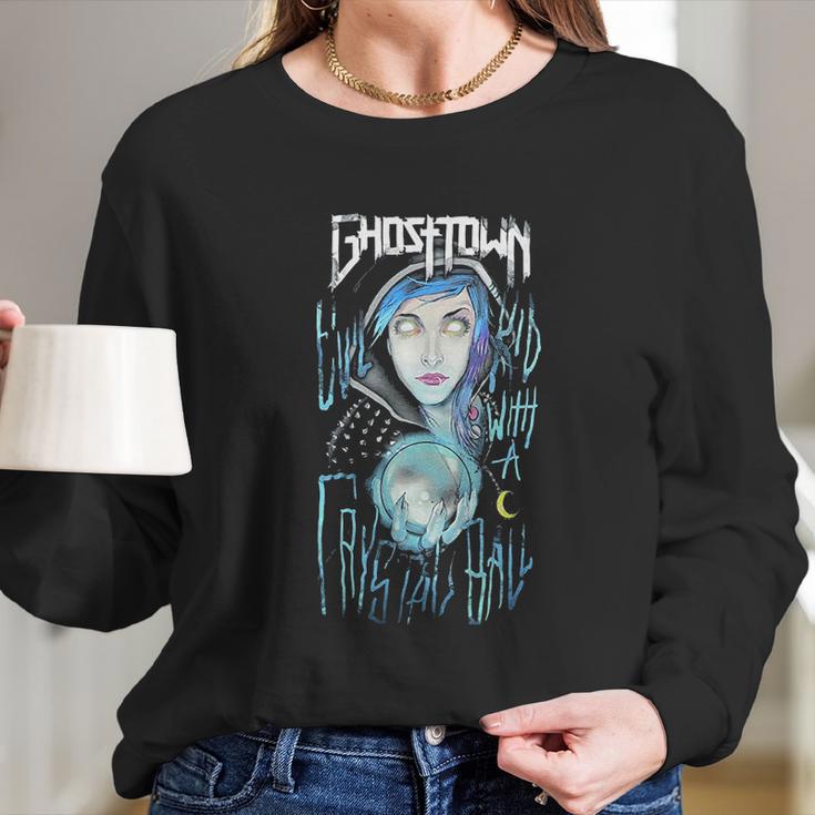 Ghost Town Crystal Ball Long Sleeve T-Shirt Gifts for Her