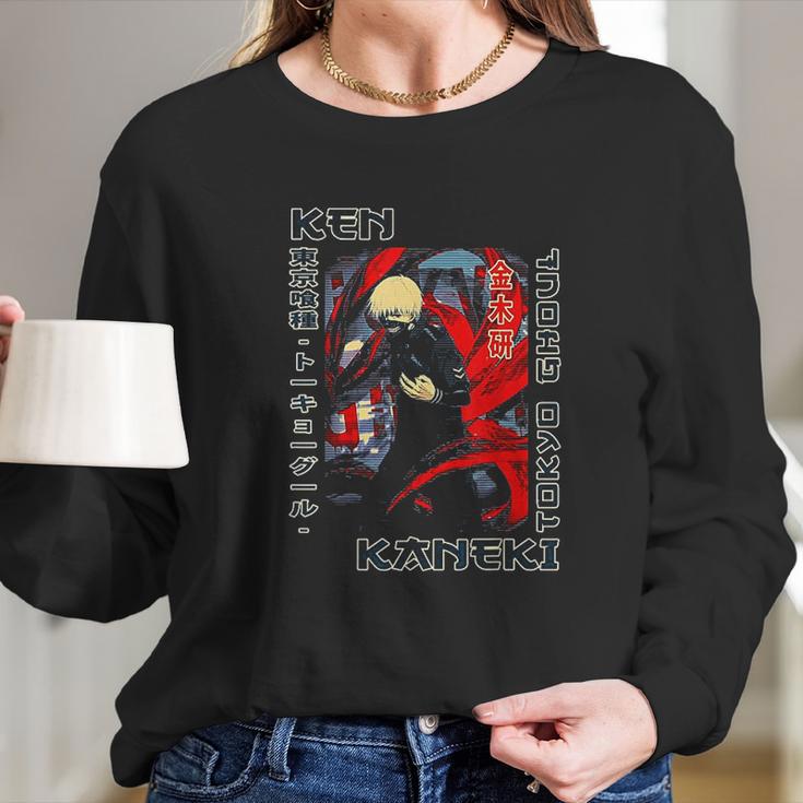 Graphic Ghoul Tokyo Essential Kaneki Ken Arts Costume Long Sleeve T-Shirt Gifts for Her