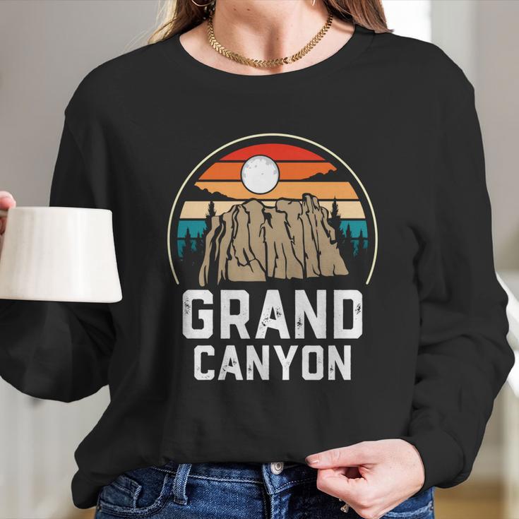 Grand Canyon National Park Arizona Travel Lover Camping Retro Vintage Long Sleeve T-Shirt Gifts for Her