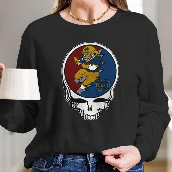 Gratefuldead Tshirt Notre Dame Fighting Irish Long Sleeve T-Shirt Gifts for Her