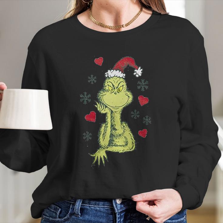 Grinch Happy Xmas Long Sleeve T-Shirt Gifts for Her