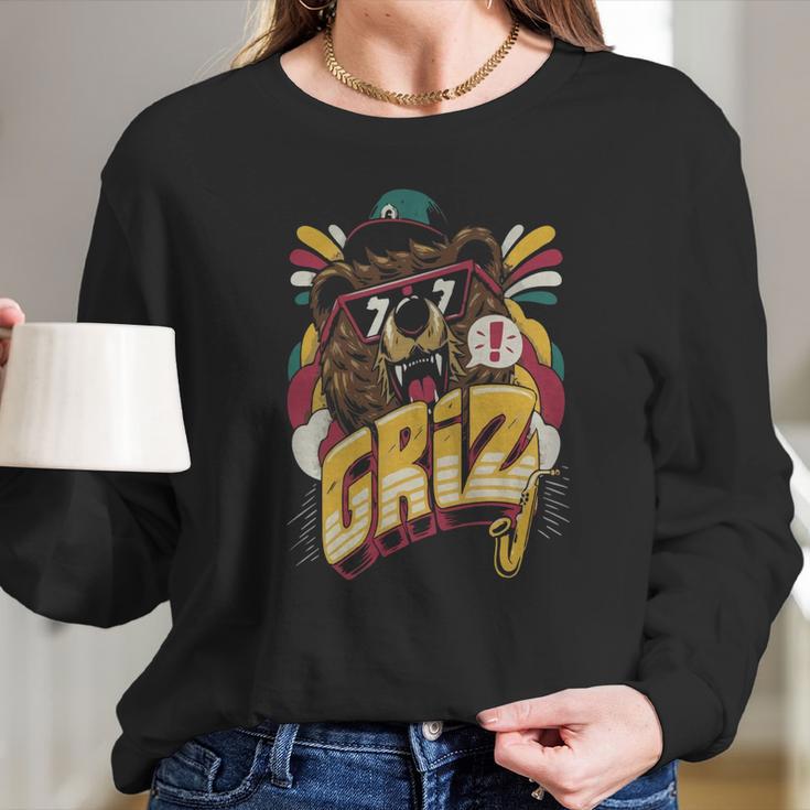 Griz Bear Long Sleeve T-Shirt Gifts for Her