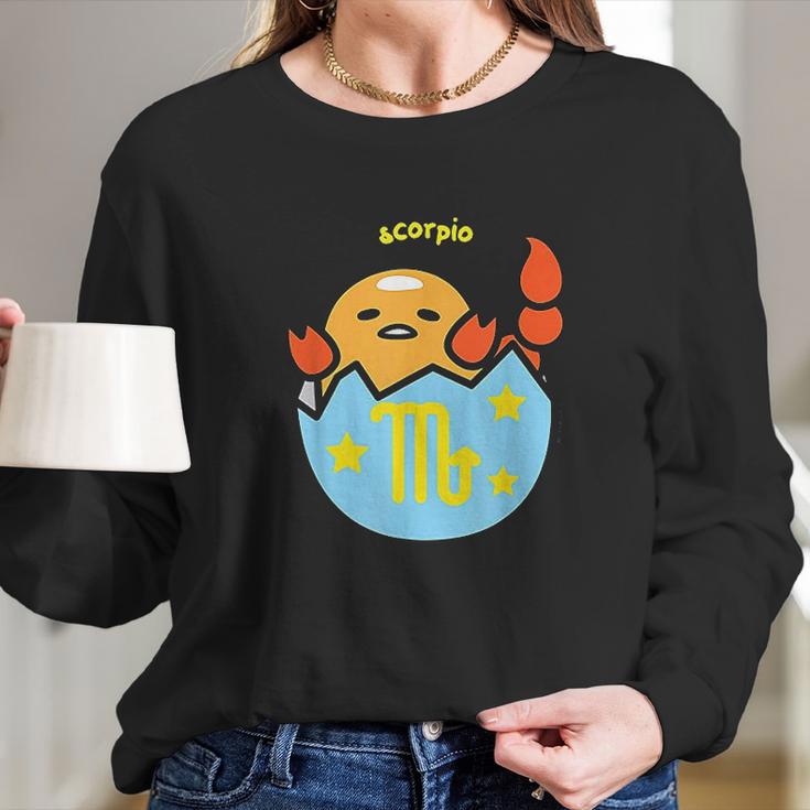 Gudetama Zodiac Scorpio Long Sleeve T-Shirt Gifts for Her