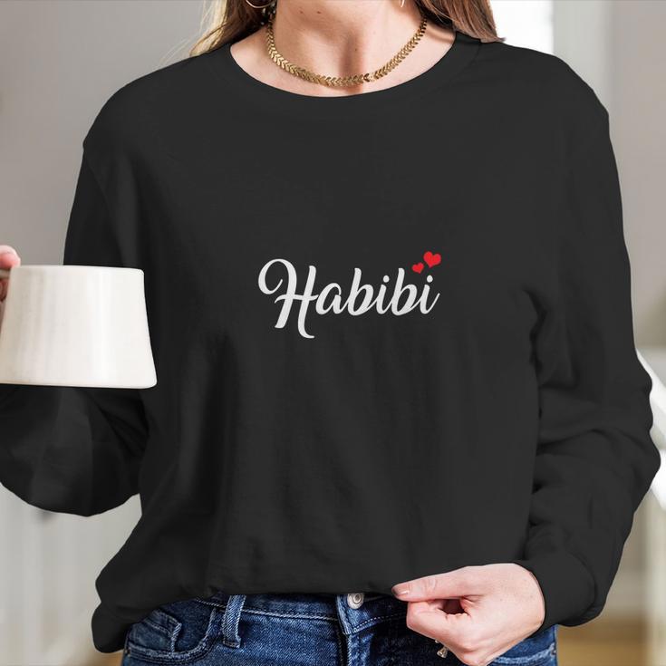 Habibi Cute Long Sleeve T-Shirt Gifts for Her