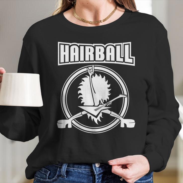 Hairball Band Guitar Logo Long Sleeve T-Shirt Gifts for Her