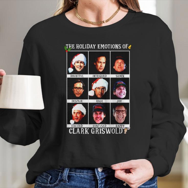 The Holiday Emotions Of Clark Griswold Long Sleeve T-Shirt Gifts for Her