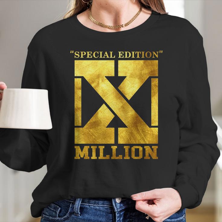 Infinite List 10 Million Special Gold Edition Long Sleeve T-Shirt Gifts for Her