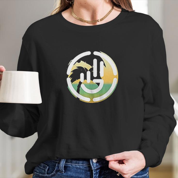 Jeep Wave Peace Sign Tropical Summertime Long Sleeve T-Shirt Gifts for Her