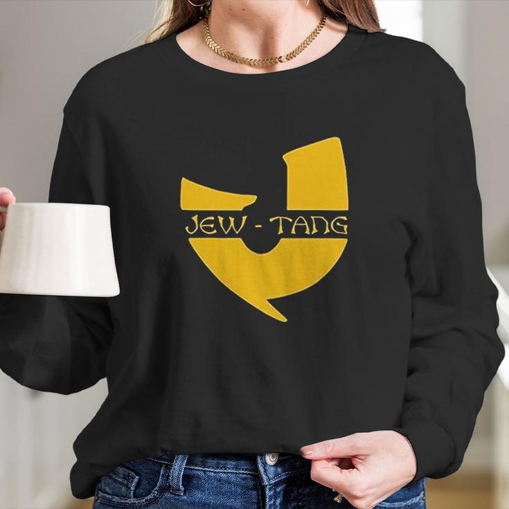 Jew Tang Clan Funny Rap Joke Gag Long Sleeve T-Shirt Gifts for Her