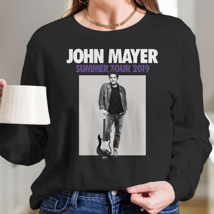 John Mayer World 2019 Long Sleeve T-Shirt Gifts for Her