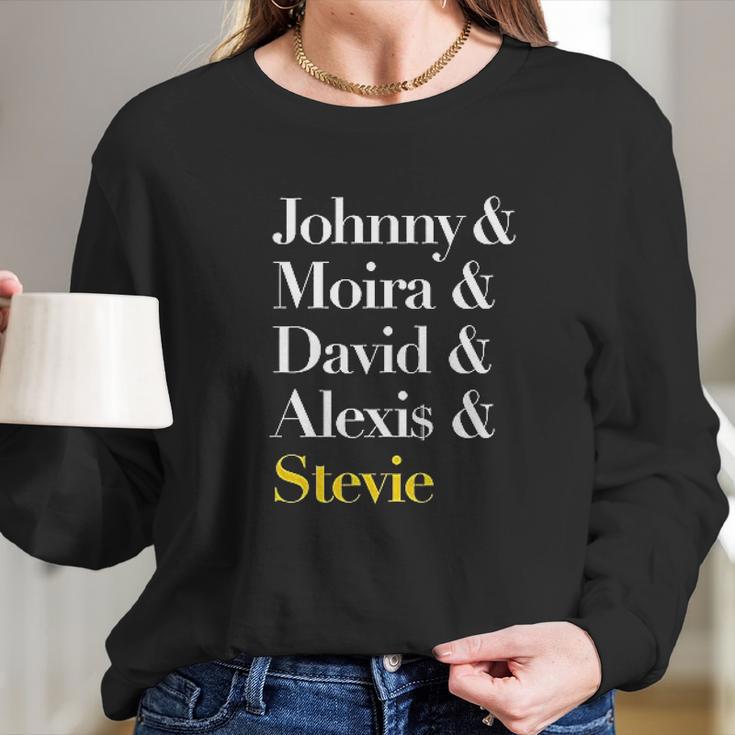 Johnny And Moira And David And Alexis And Stevie Long Sleeve T-Shirt Gifts for Her