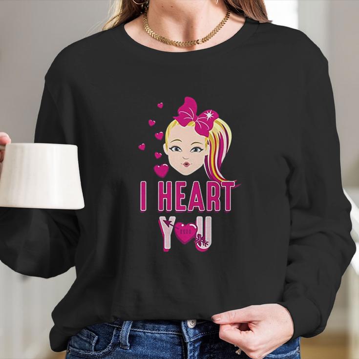 Jojo Siwa I Heart You Long Sleeve T-Shirt Gifts for Her