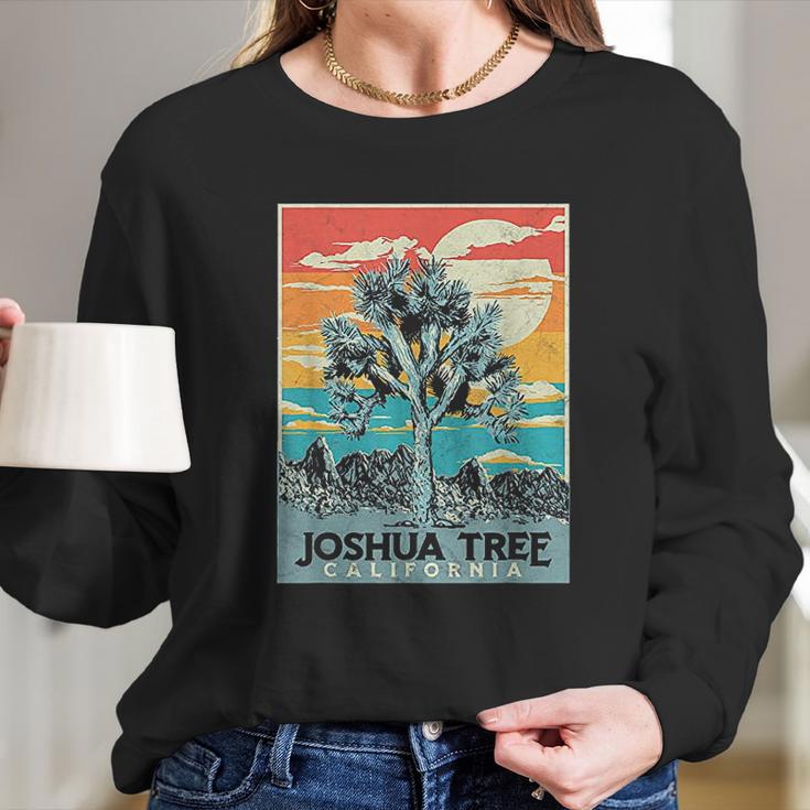 Joshua Tree National Park Vintage Artistic Long Sleeve T-Shirt Gifts for Her