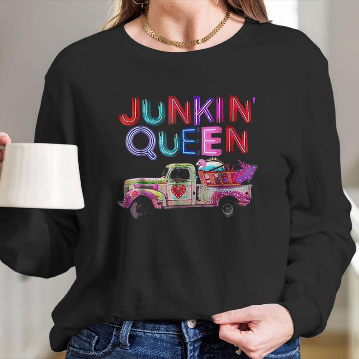 Junkin Queen Car Long Sleeve T-Shirt Gifts for Her