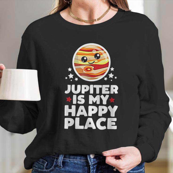 Jupiter Is My Happy Place Long Sleeve T-Shirt Gifts for Her