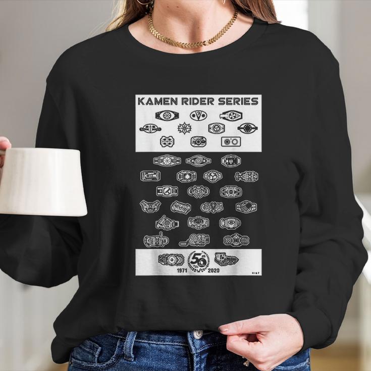 Kamen Rider Series 50Th Anniversary Long Sleeve T-Shirt Gifts for Her