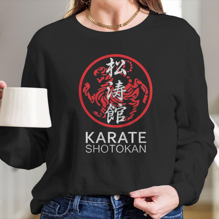 Karate Shotokan Martial Arts T-Shirt Long Sleeve T-Shirt Gifts for Her