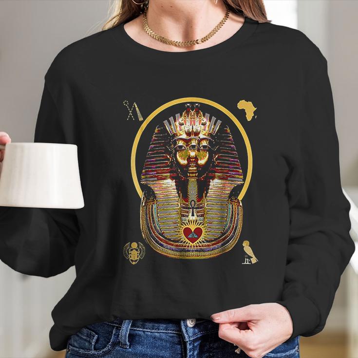 Kemetic Esoteric Ancient Egyptian Art Long Sleeve T-Shirt Gifts for Her