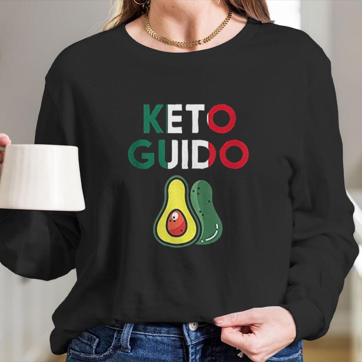 Keto Guido Funny Italian Ketogenic Diet Ketosis Keto Long Sleeve T-Shirt Gifts for Her