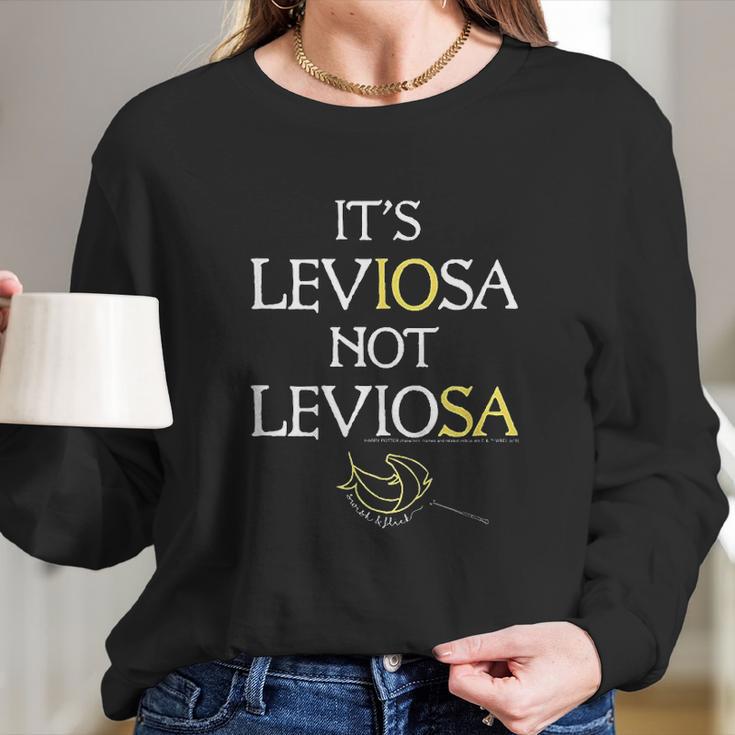 Kids Harry Potter Its Leviosa Not Leviosa Long Sleeve T-Shirt Gifts for Her