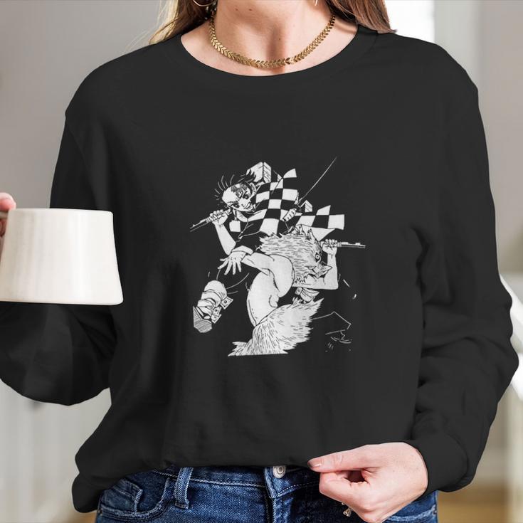 Kimetsu No Yaiba Demon Slayer Fight Long Sleeve T-Shirt Gifts for Her