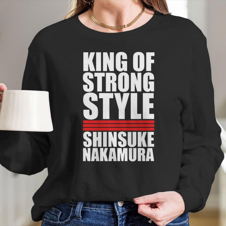 King Of Strong Style Shinsuke Nakamura Japan Long Sleeve T-Shirt Gifts for Her