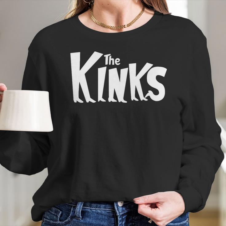 The Kinks Band Logo Long Sleeve T-Shirt Gifts for Her