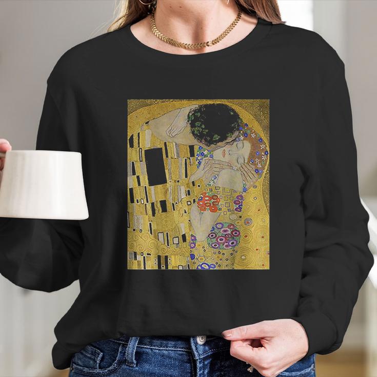 The Kiss Or Lovers By Gustav Klimt Long Sleeve T-Shirt Gifts for Her