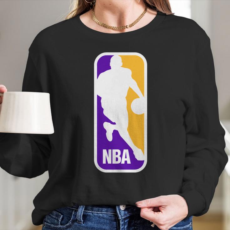 Kobe Bryant Logo Nba T-Shirt Long Sleeve T-Shirt Gifts for Her