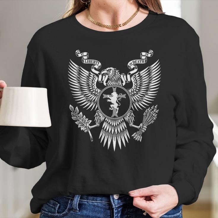 Liberty Or Death - Templar Long Sleeve T-Shirt Gifts for Her