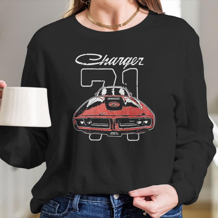 Licensed Big And Tall 1971 Dodge Charger Long Sleeve T-Shirt Gifts for Her