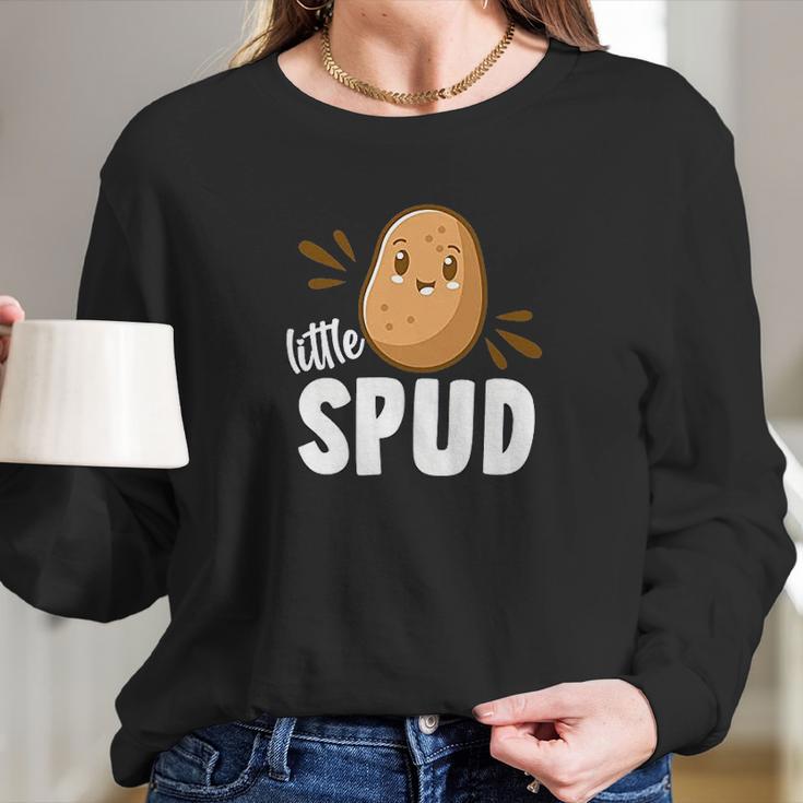 Little Spud Potato Baby Long Sleeve T-Shirt Gifts for Her