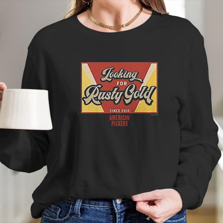 Looking For Rusty Gold Long Sleeve T-Shirt Gifts for Her