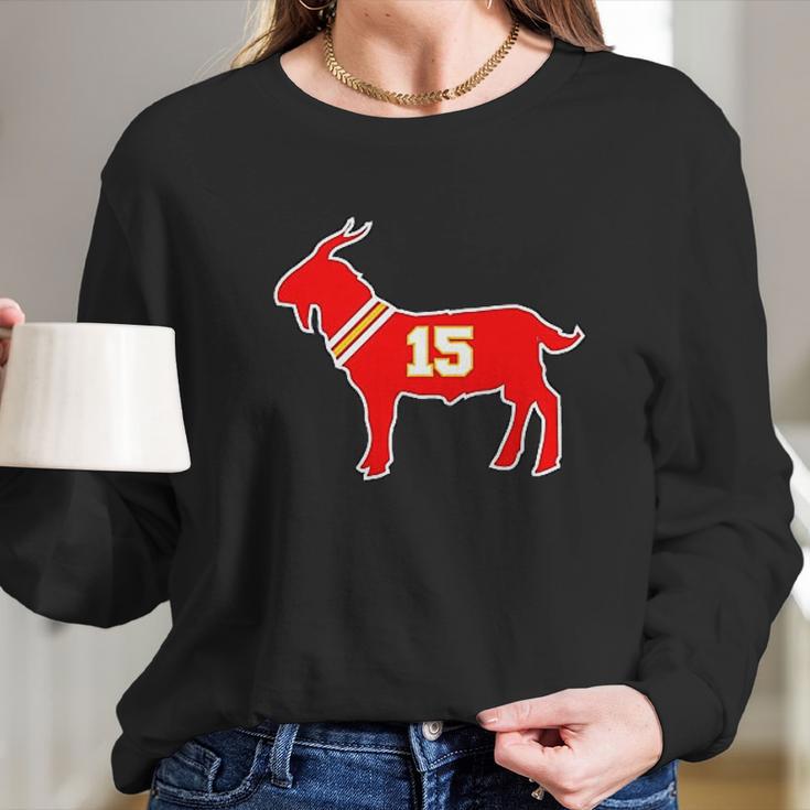 Mahomes Goat Long Sleeve T-Shirt Gifts for Her