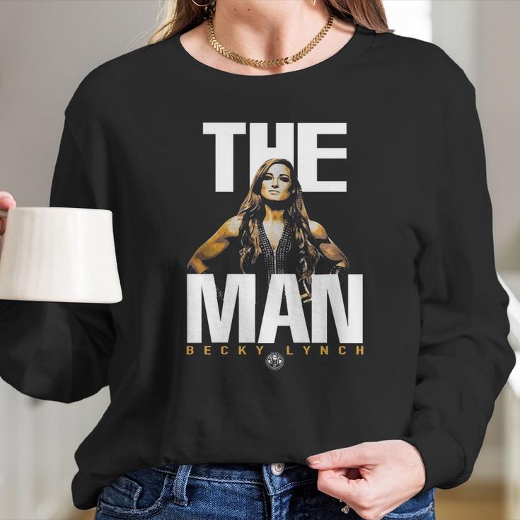 The Man Becky Lynch Long Sleeve T-Shirt Gifts for Her