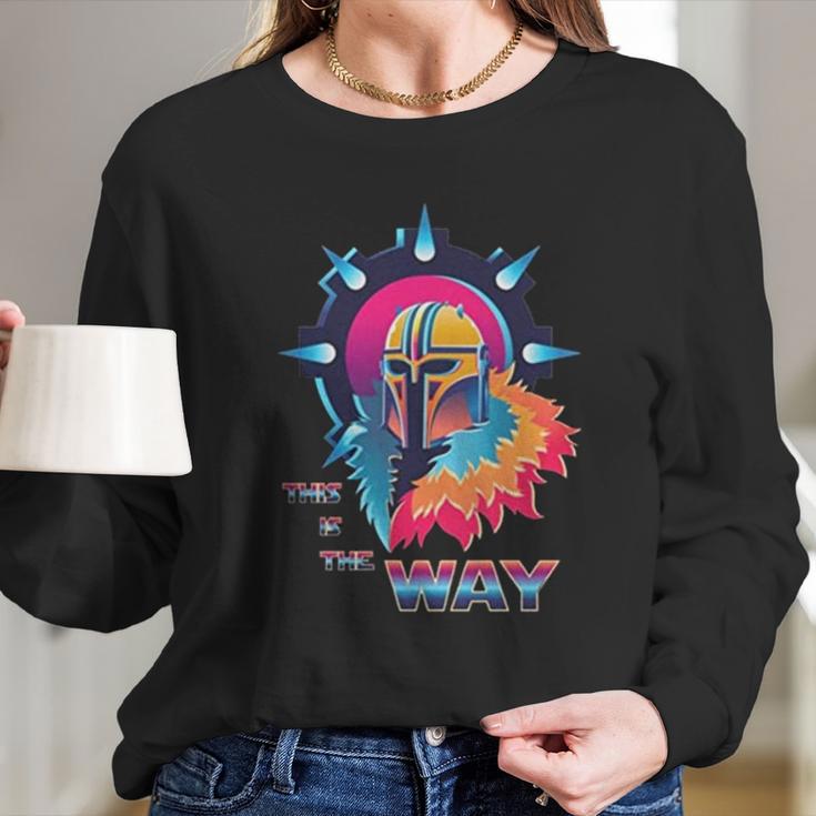 Mandalorian The Armorer Long Sleeve T-Shirt Gifts for Her