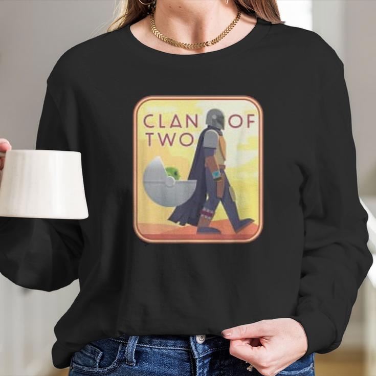 The Mandalorian And The Child Clan Of Two Patch Long Sleeve T-Shirt Gifts for Her