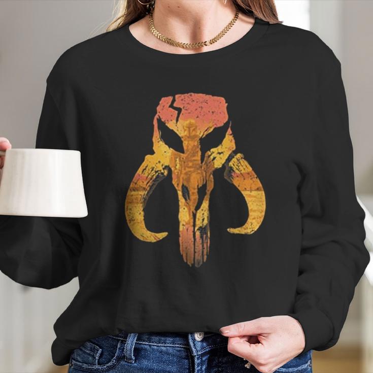 Mandalorian The Hunter Long Sleeve T-Shirt Gifts for Her