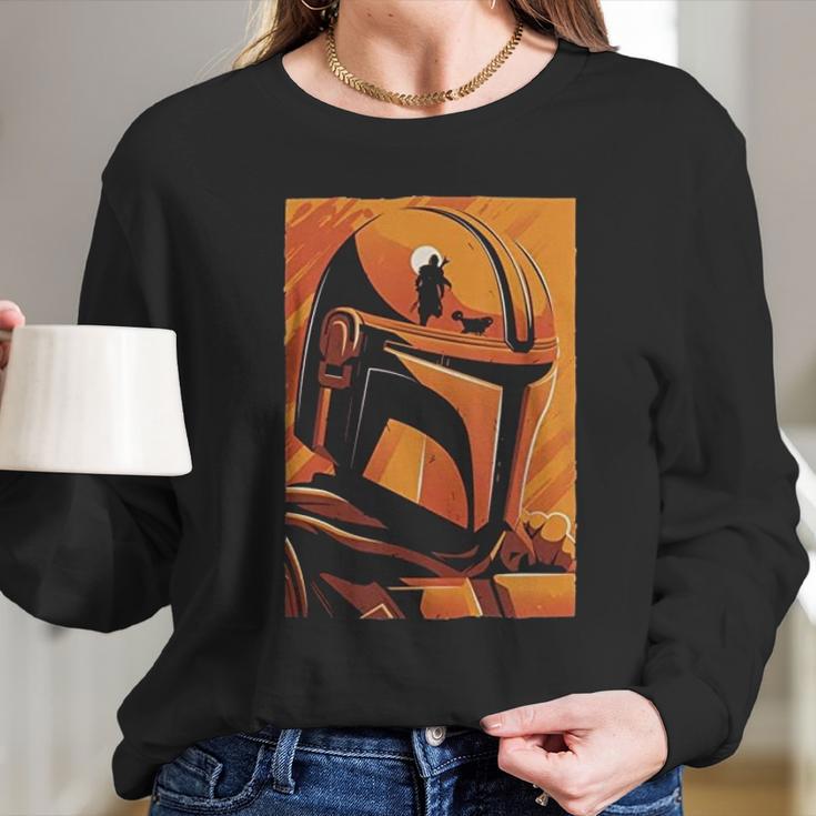 The Mandalorian Long Sleeve T-Shirt Gifts for Her