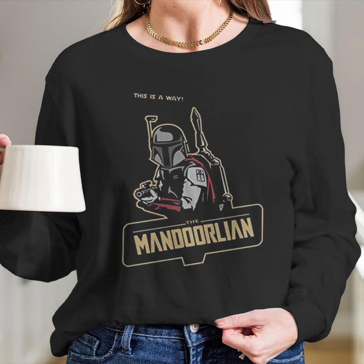 Mandalorian Mandoorlian This Is The Way Long Sleeve T-Shirt Gifts for Her