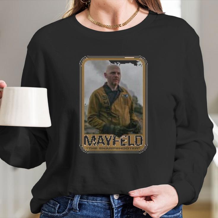 The Mandalorian Mayfeld The Sharpshooter Long Sleeve T-Shirt Gifts for Her