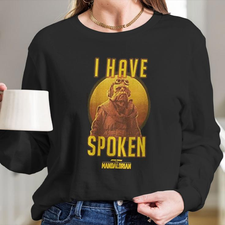 The Mandalorian I Have Spoken Long Sleeve T-Shirt Gifts for Her