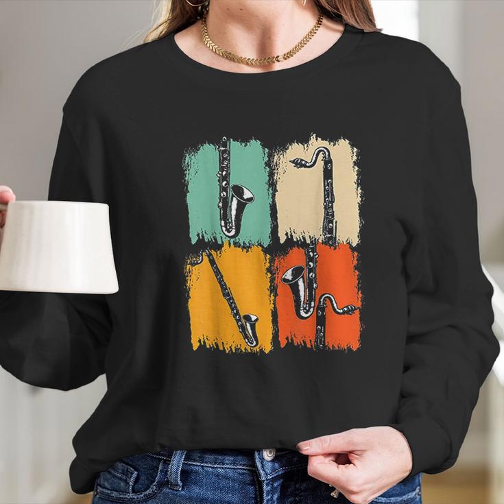 Marching Band Music Long Sleeve T-Shirt Gifts for Her