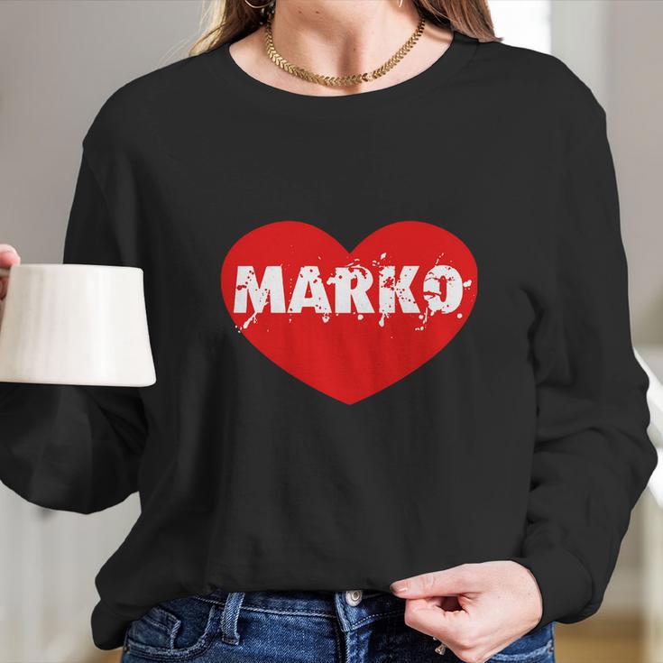 Marko Long Sleeve T-Shirt Gifts for Her