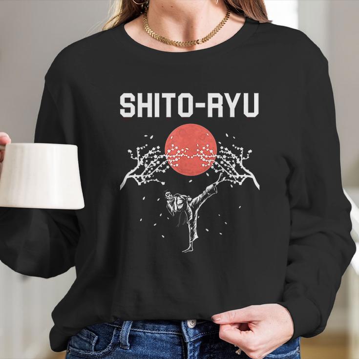 Martial Arts Shito Ryu Long Sleeve T-Shirt Gifts for Her