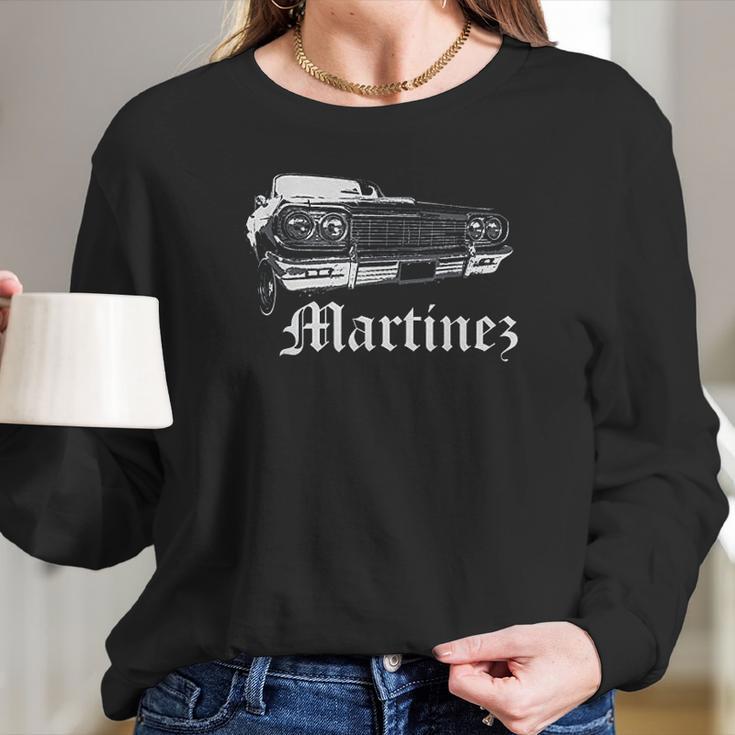 Martinez Lowrider Cali Family Reunion Gift Long Sleeve T-Shirt Gifts for Her