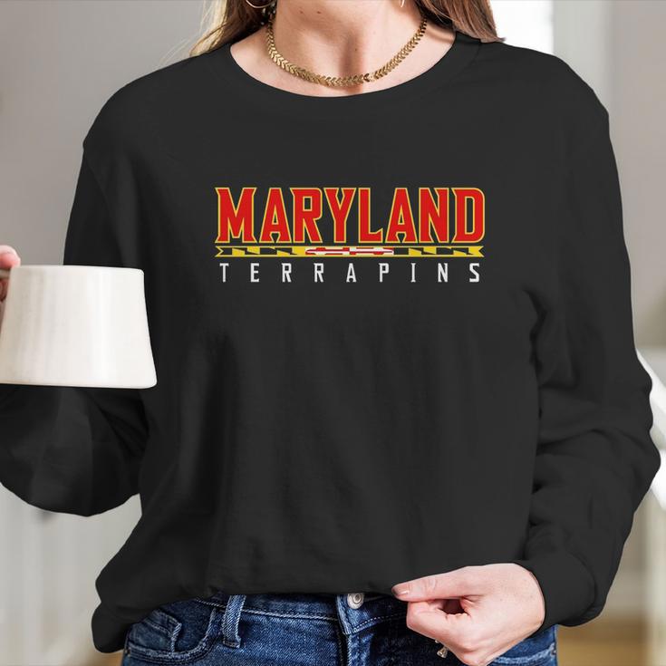 Maryland Terrapins Long Sleeve T-Shirt Gifts for Her