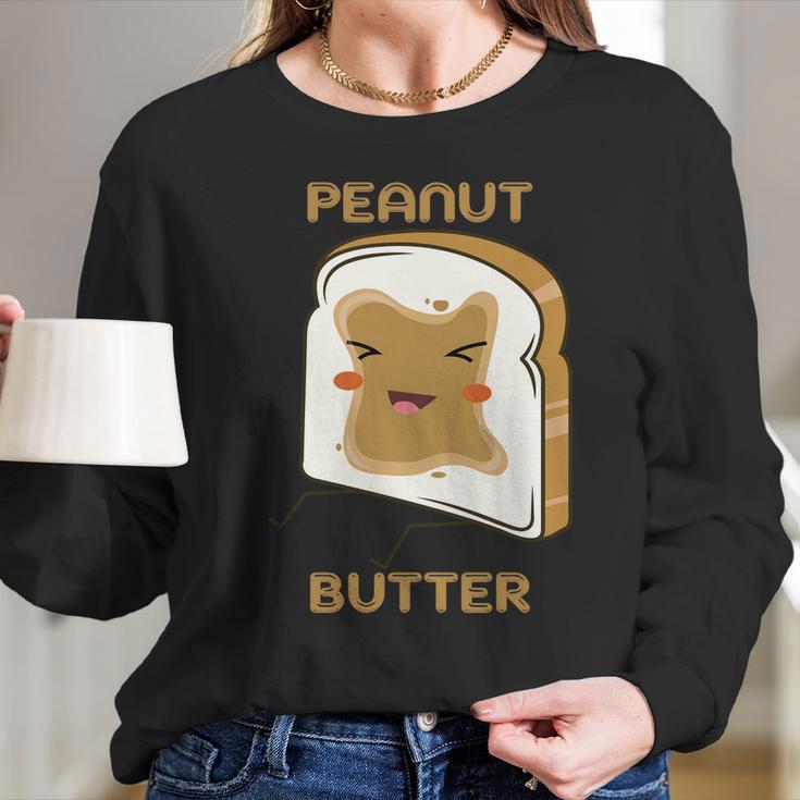 Matching Valentines Pbj Peanut Butter Jelly Couple Long Sleeve T-Shirt Gifts for Her